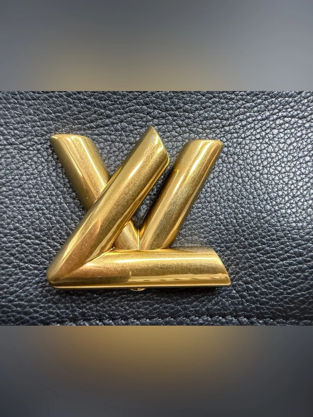 Louis Vuitton Soft Twist Noir leather 2 way shoulder bag
